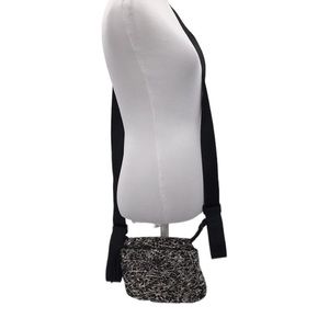 Lululemon Black and White Crossbody Yoga Mat Sling Bag